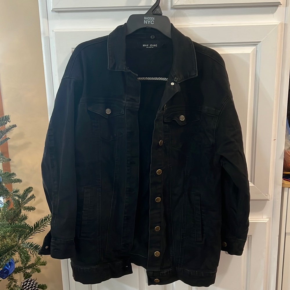 max denim oversized jean jacket